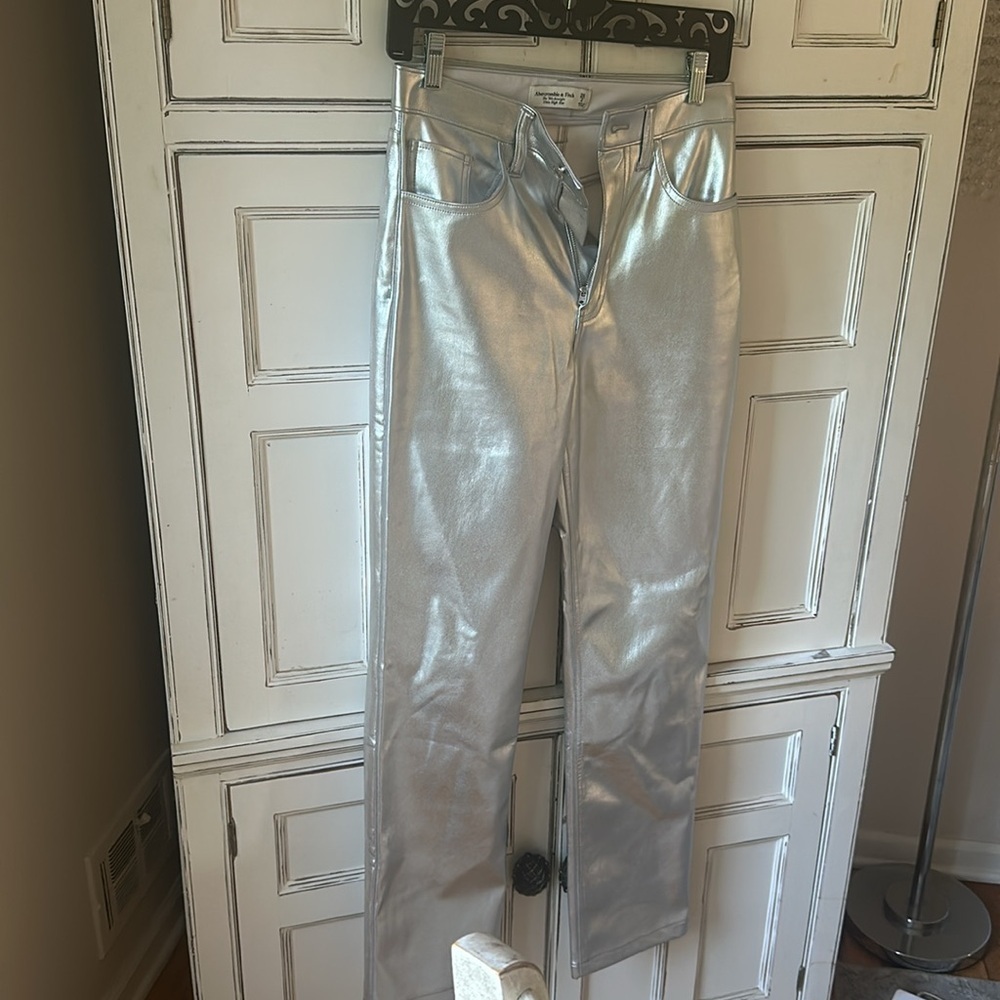 Abercrombie & Fitch Silver 90's straight pants - Picture 5 of 6